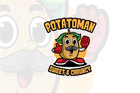 Potato Man Cartoon Logo Mascot on Behance