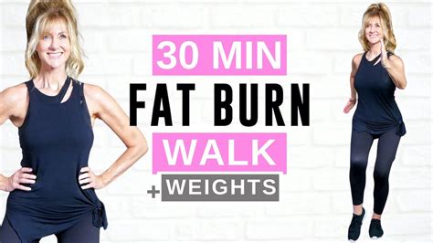 30 Minute FAT BURNING Walking Workout For Women Over 50! - YouTube