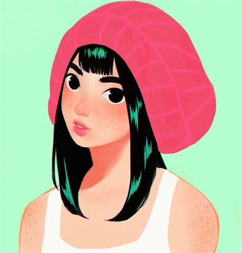 beanie girl by shengcai on DeviantArt