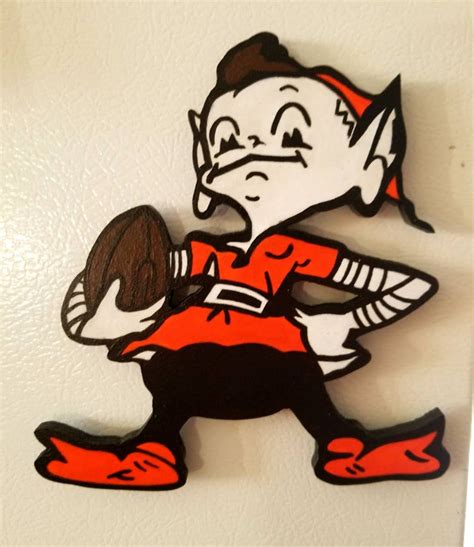 Cleveland Browns Elf Magnet - Etsy