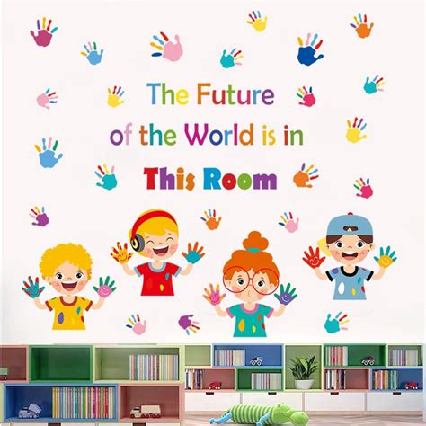 Amazon.com: Wall Decor for Kids Inspirational Quotes Small Hands Change ...