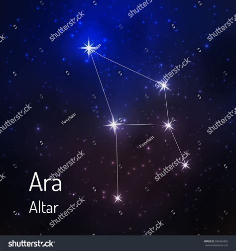 Ara constellation Images, Stock Photos & Vectors | Shutterstock