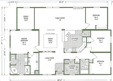 Mobile Home Floor Plans 14 x 60 | Mobile Homes Ideas