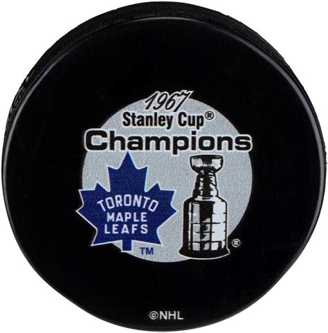 Toronto Maple Leafs Unsigned 1967 Stanley Cup Champions Logo Hockey ...