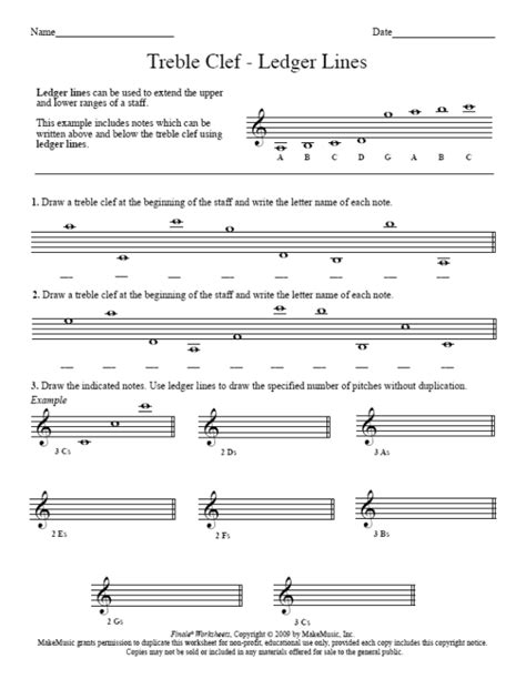 17 Learning Music Notes Worksheets / worksheeto.com