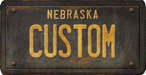 Nebraska License Plate Custom – Spicher and Company