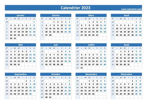 Semaine 24 2023 : dates, calendrier et planning hebdomadaire à imprimer