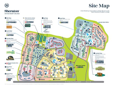 Sheraton Vistana Resort | Maps