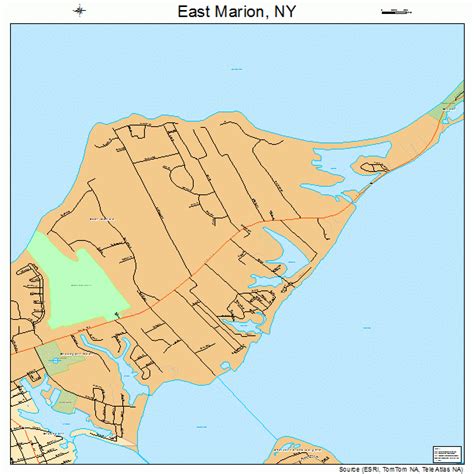 East Marion New York Street Map 3622447