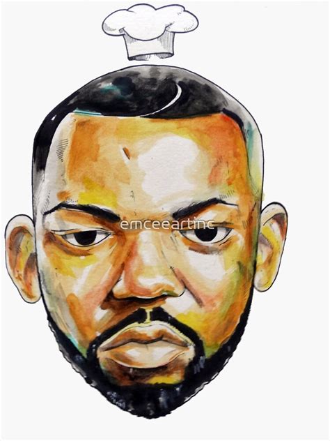 "Chef Raekwon" Sticker for Sale by emceeartinc | Redbubble