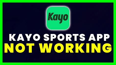 Kayo App Not Working: How to Fix Kayo Sports App Not Working - YouTube