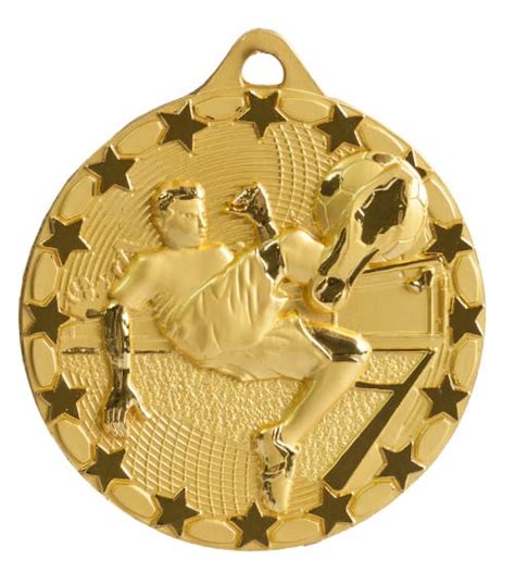 Football Action Medals - 70mm | TrophyCentre