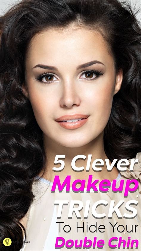 5 Clever Makeup Tricks To Hide Your Double Chin | Makeup tips, Double chin, Beauty hacks