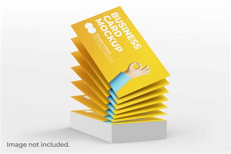 Clean modern business card stack mockup Premium Psd – Graphics Inn