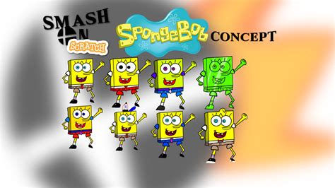 Spongebob on Smash on Scratch Concept by JIMMYNEUTRONISASMART on DeviantArt