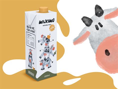 Milk Carton Packaging Design by tubik.arts on Dribbble