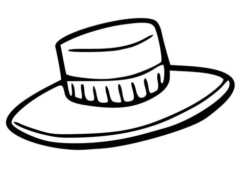 Sombrero Clip Art Black And White - ClipArt Best