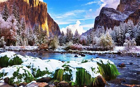 Yosemite Winter Wallpapers - Top Free Yosemite Winter Backgrounds - WallpaperAccess