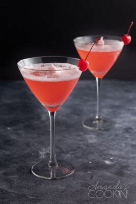 Pink Lady Cocktail Recipe - Amanda's Cookin'