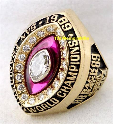 1989 SAN FRANCISCO 49ERS SUPER BOWL XXIV CHAMPIONSHIP RING - Buy and ...