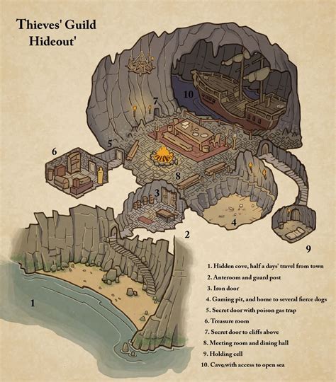 Thieves' Guild Hideout | Rpg Maps | Pinterest | Shadowrun