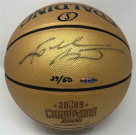 Kobe Bryant Signed LE "2009 Champions" Spalding Basketball (UDA COA) | Pristine Auction