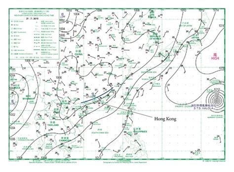 The surface isobaric chart at 00 UTC, 21 January 2015. | Download ...