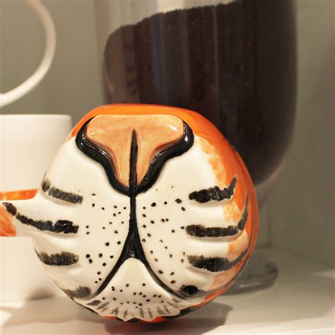 Handcrafted Tiger Mug – Auburn Art