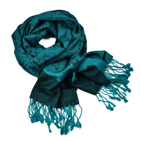 Bijoux Me - Classic cashmere scarf - dark bluegreen - Shawls, scarves, inifinity scarves and ...