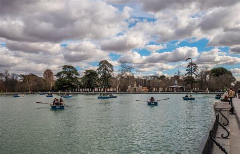 Wonderful Lake in Retiro Park Madrid with Its Paddle Boats Editorial Stock Image - Image of ...