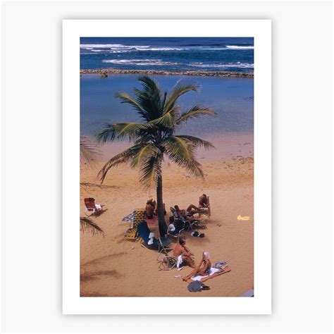 Caribe Hilton Beach - Slim Aarons Print