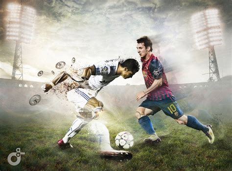 Cartoon Messi And Cristiano Ronaldo Wallpapers - Wallpaper Cave