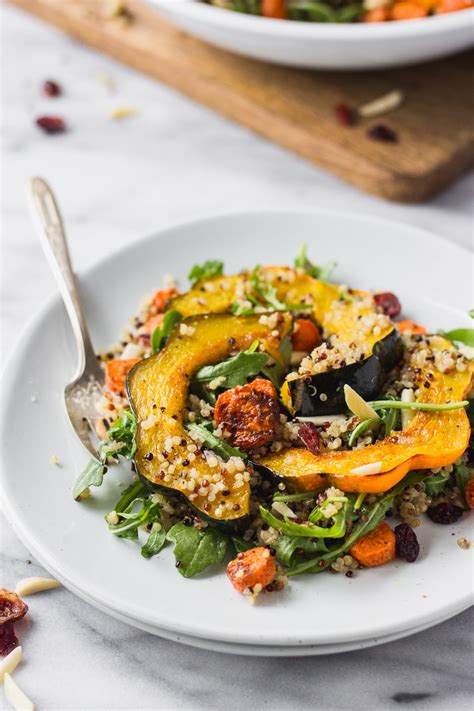 Autumn Acorn Squash Salad | Vegan | Easy | Fork in the Kitchen