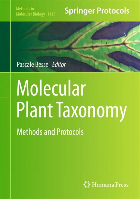 Molecular Plant Taxonomy: Methods and Protocols | NHBS Academic & Professional Books