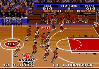 Tecmo Super NBA Basketball 6 – Sega-16