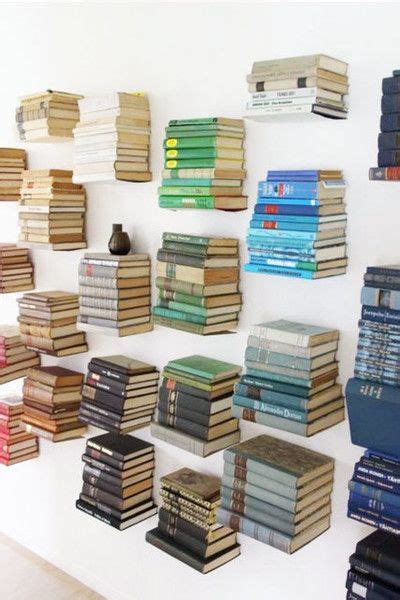 Float On | Invisible bookshelf, Floating books, Bookshelves