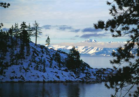 Lake Tahoe Winter Shoreline Lake Tahoe | Vance Fox Photography