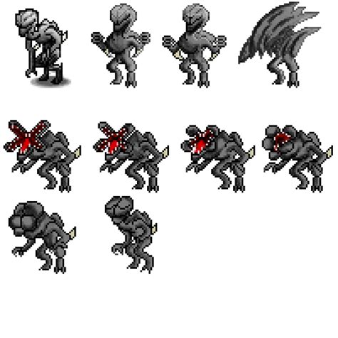 ArtStation - Pixel Art - Creature Attack - Sprite