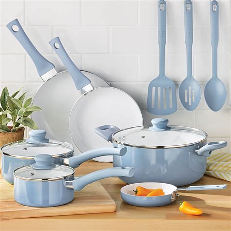 Martha Stewart 14-Piece Nonstick Aluminum Cookware Set - sam's club ...