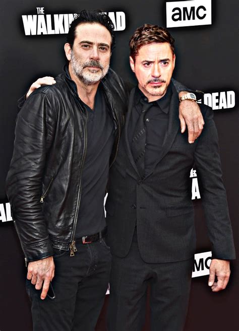 Jeffrey Dean morgan and Robert Downey jr | Jeffrey dean morgan, Jeffrey ...