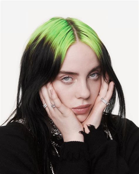 Pin by McCoy Scott on Beautiful face | Billie, Billie eilish, Green hair