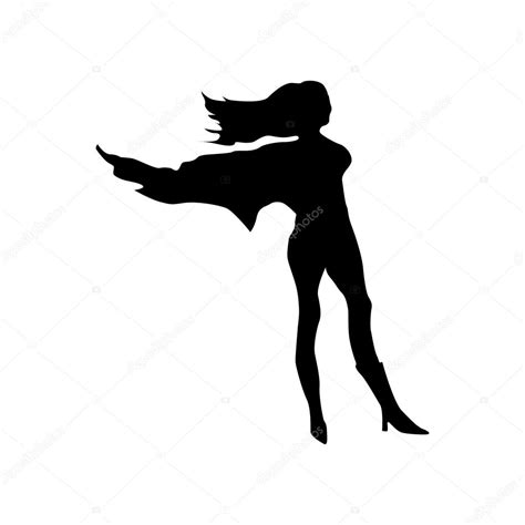 Powerful Woman Silhouette