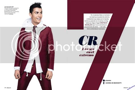 Cristiano Ronaldo at GQ España | following Real Madrid...