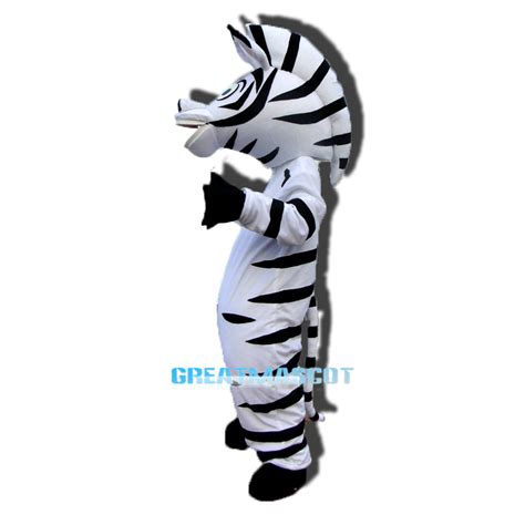 Madagascar Zebra Marty Mascot Costume