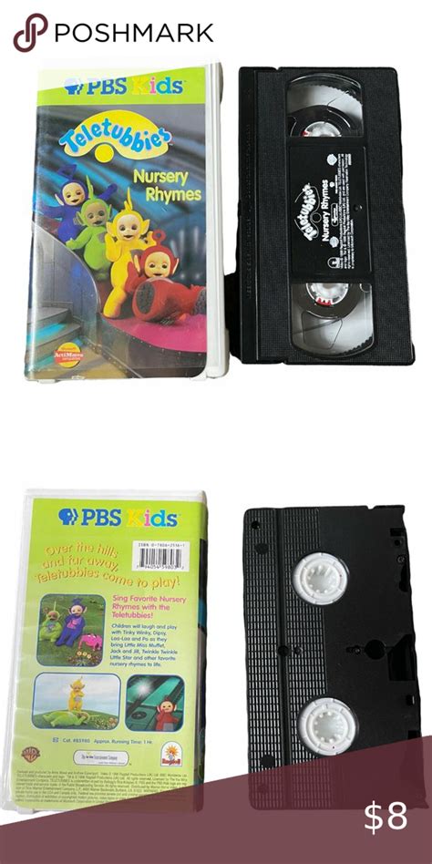 Teletubbies Nursery Rhymes 1998 Vintage VHS Tape Teletubbies, Pbs Kids ...