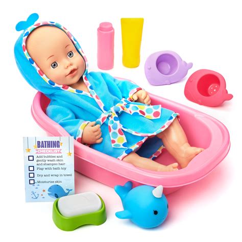 Kid Connection Bathing Baby Doll Play Set, Light Skin Tone – Deal – BrickSeek