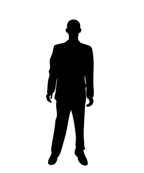 Business Man Black Silhouette Free Stock Photo - Public Domain Pictures