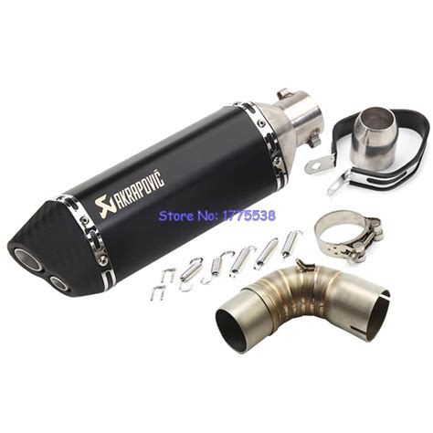 Modified Motorcycle Exhaust Muffler for CB1000R 2010 2012 Carbon Fiber Look Motorbike Muffler ...