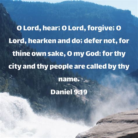 Daniel's Prayer