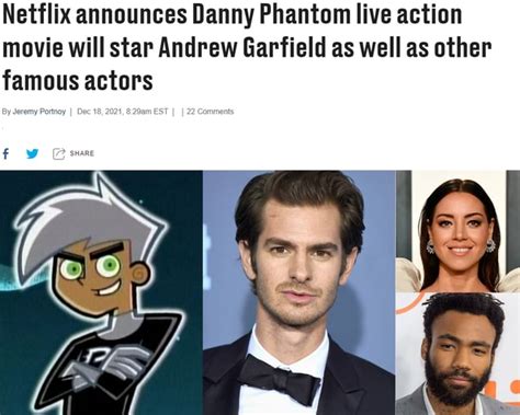 Netflix announces Danny Phantom live action movie will star Andrew ...